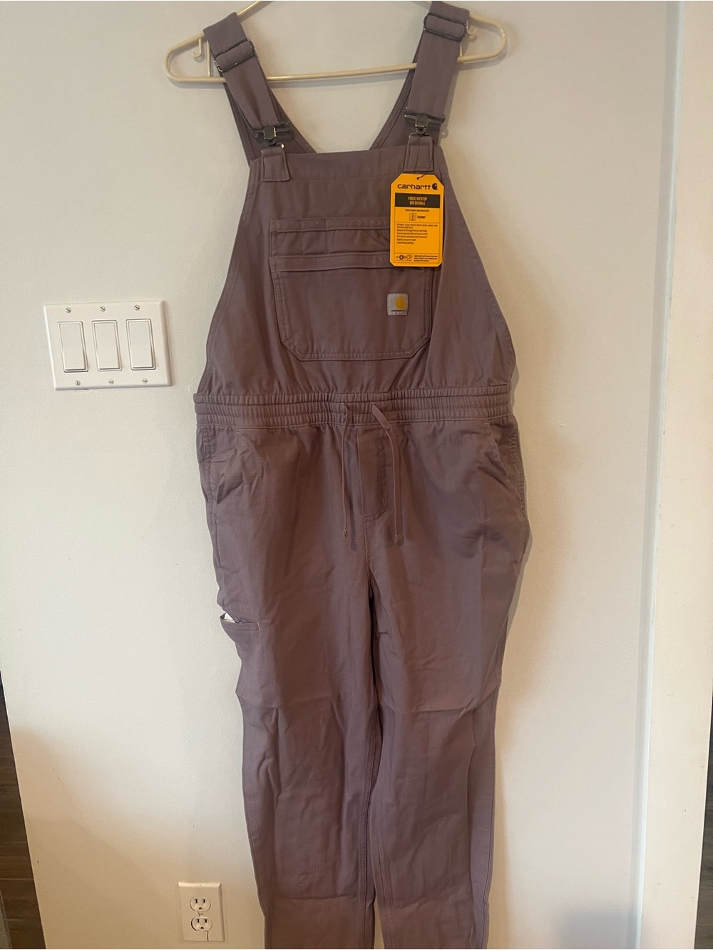 Carhartt Women's Jumpsuit Overalls in Mauve